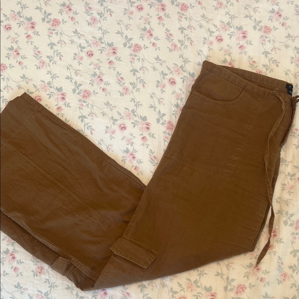 Brown Casual Pants